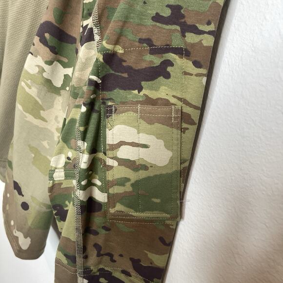 Army Combat Shirt OCP Large MULTICAM Flame Resistant FR Tactical 1/4 Zip USGI - Picture 7 of 16